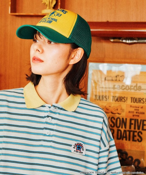 STRANGER THINGS】コラボ プリントメッシュキャップ（キャップ