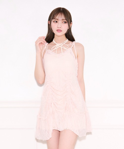 apres jour(アプレジュール)の「クロスキャミインナー(キャミソール・レディース・アイボリー/ブラック/ブルー系その他・フリー/X-LARGE)」の12枚目の写真