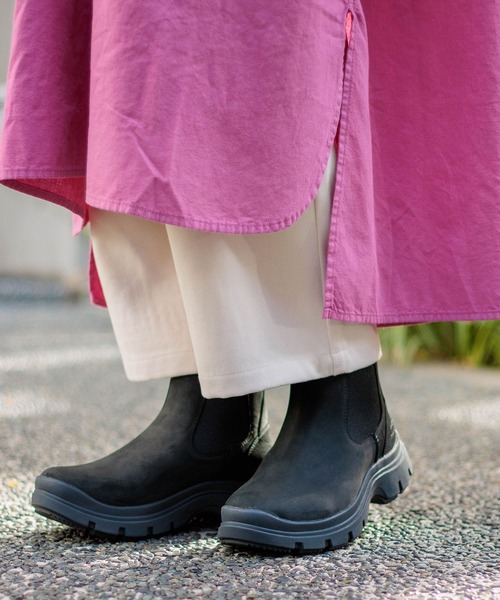 D.M.G.（ドミンゴ）の「[D.M.G / ディーエムジー] シーツクロス フードワンピース（ワンピース・レディース・オリーブ/ピンク/ブラック・FREE）」の10枚目の写真