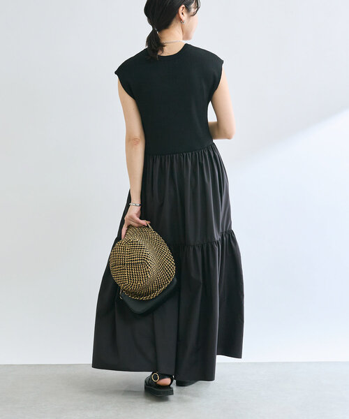 RIVE DROITE(リヴドロワ)の「【着映え】ニットドッキングティアードワンピース(ワンピース・レディース・ブラック/ブラウン・38/36)」の22枚目の写真