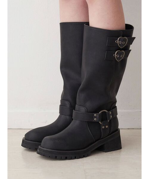 ハートバックルエンジニアブーツ（ブーツ）｜CALNAMUR（カルナムール