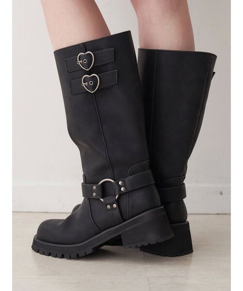 セール】ハートバックルエンジニアブーツ（ブーツ）｜CALNAMUR