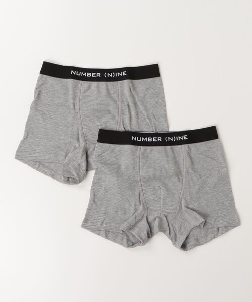 NUMBER (N)INE(ナンバーナイン)の「ブランドコラボ ボクサーパンツ 2点セット FTLxNUMBER(N)INE 2パックSET(ボクサーパンツ・メンズ・ブラック/グレー・M/L/XL)」の1枚目の写真