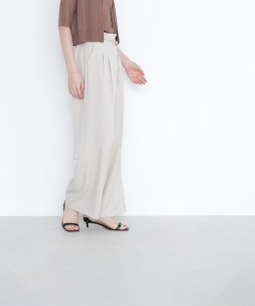 NATURAL BEAUTY BASIC(ナチュラルビューティーベーシック)の「◇ダブルベルトワイドパンツ(その他パンツ・レディース・ベージュ/ブルー/ブラック・P/S/SMALL/MEDIUM)」の13枚目の写真