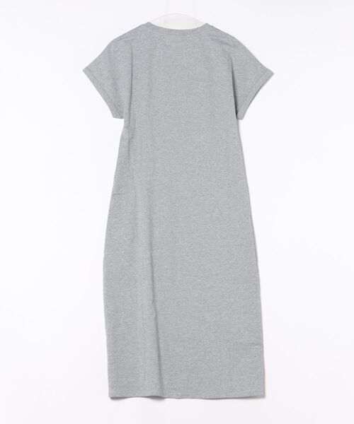 Lace Ladies(レースレディース)の「クルーネック タック ボタン スリット ナロー ワンピース(ワンピース・レディース・グレー・M/S/XL)」の8枚目の写真