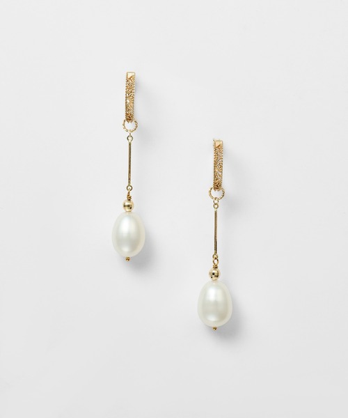 K10パールピアスチャーム（チャーム）｜agete（アガット）の