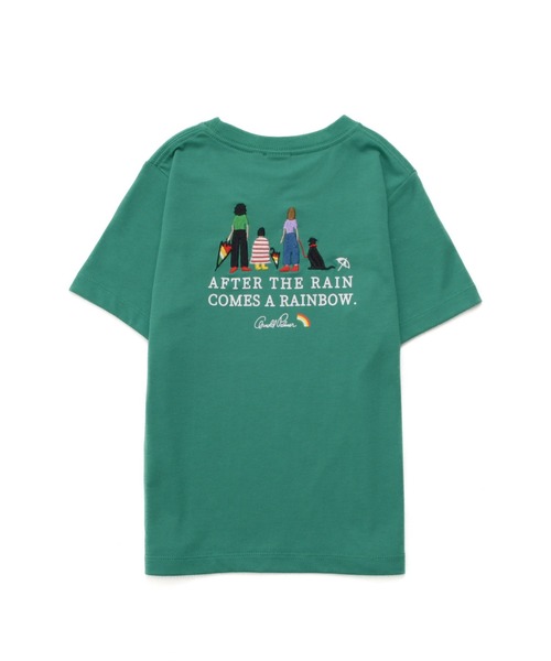 Arnold Palmer（アーノルドパーマー）の「レイングラフィック バックロゴ Tシャツ（Tシャツ/カットソー・キッズ・ホワイト/グリーン・95cm/105cm/115cm/125cm/135cm/145cm）」の3枚目の写真