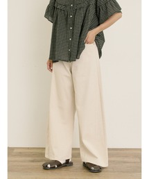 Samansa Mos2（サマンサ モスモス）の「パネル切替バレルデニムパンツ（デニムパンツ・レディース）」