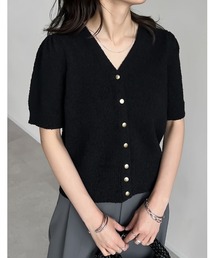美品 完売品 STATEOFMIND 半袖 トップス パフスリーブ ブラック M WOMENS/トップス/シャツ/ブラウス(半袖)(並び順：新着順