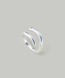 【金属アレルギー軽減】〈Silver925〉13号スネークラインリング