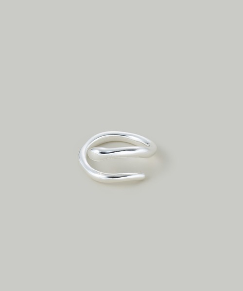 Jolie Toujours（ジョリトゥジュール）の「【金属アレルギー軽減】〈Silver925〉13号スネークラインリング（イヤリング・レディース・シルバー・10号）」の4枚目の写真