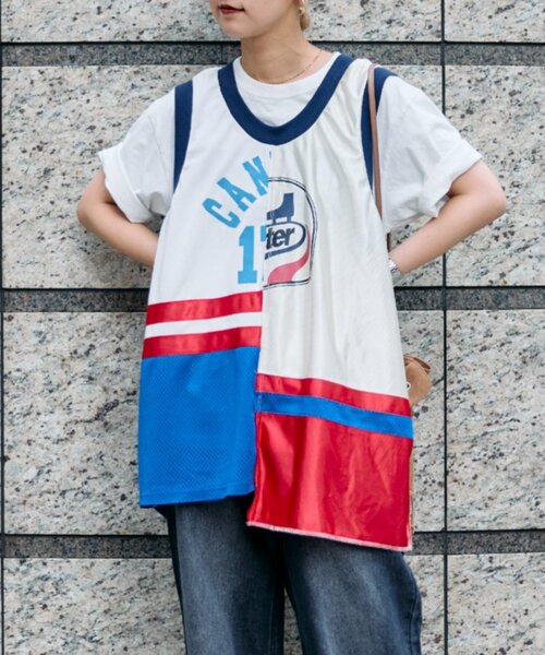 etsinta（エシンタ）の「etsintaリメイクゲームベスト（Tシャツ/カットソー・レディース・オフホワイト・ONE SIZE）」の8枚目の写真