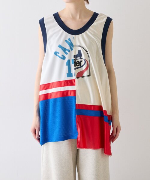 etsinta（エシンタ）の「etsintaリメイクゲームベスト（Tシャツ/カットソー・レディース・オフホワイト・ONE SIZE）」の14枚目の写真