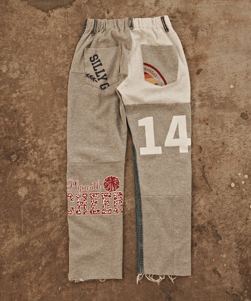 ALL RUNS（オールランズ）の「Denim x Sweat Switching Easy Pants デニムパンツ メンズ 秋物 秋服 2026年秋冬（デニムパンツ・メンズ・ブルー系9/ブルー系8/ブルー系6/ブルー系5/ブルー系4/ブルー系3/ブルー系2/ブルー系1/ブルー系/ブルー・L/M）」の21枚目の写真