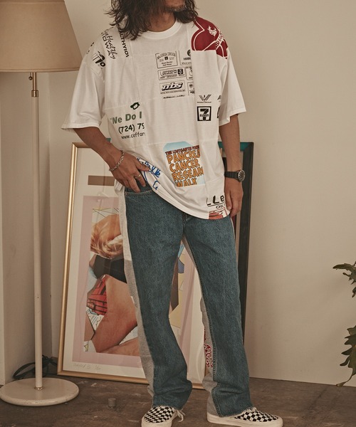 ALL RUNS（オールランズ）の「Denim x Sweat Switching Easy Pants デニムパンツ メンズ 秋物 秋服 2026年秋冬（デニムパンツ・メンズ・ブルー系9/ブルー系8/ブルー系6/ブルー系5/ブルー系4/ブルー系3/ブルー系2/ブルー系1/ブルー系/ブルー・L/M）」の13枚目の写真