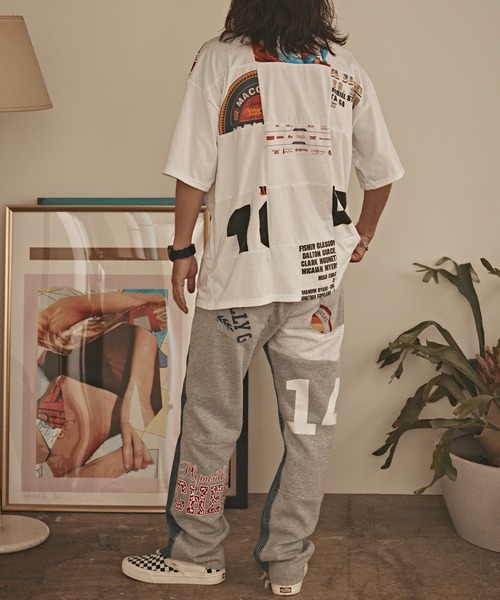 ALL RUNS（オールランズ）の「Denim x Sweat Switching Easy Pants デニムパンツ メンズ 秋物 秋服 2026年秋冬（デニムパンツ・メンズ・ブルー系9/ブルー系8/ブルー系6/ブルー系5/ブルー系4/ブルー系3/ブルー系2/ブルー系1/ブルー系/ブルー・L/M）」の14枚目の写真