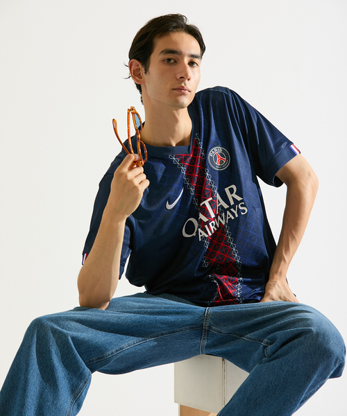NIKE(ナイキ)の「【NIKE / ナイキ】PSG M NKDF JSY SS STAD HM HJ4593- 411(Tシャツ/カットソー・メンズ・ネイビー・SMALL/MEDIUM/LARGE/X-LARGE/XX-LARGE)」の7枚目の写真