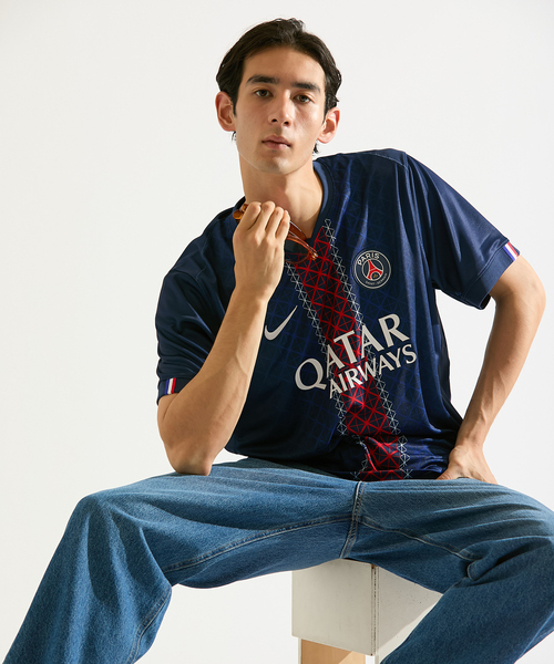 NIKE(ナイキ)の「【NIKE / ナイキ】PSG M NKDF JSY SS STAD HM HJ4593- 411(Tシャツ/カットソー・メンズ・ネイビー・SMALL/MEDIUM/LARGE/X-LARGE/XX-LARGE)」の6枚目の写真