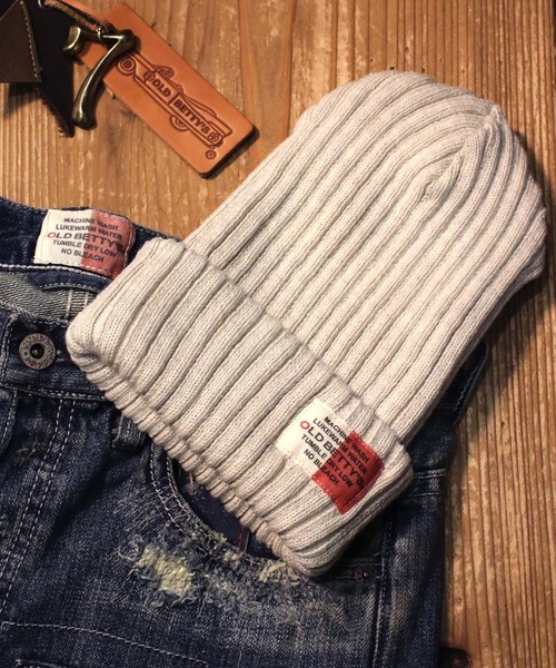OLD BETTY'S（オールドベティーズ）の「【日本製】オールドベティーズ 【OLD BETTY’S】 Mix Knit Watch Cap（ニットキャップ/ビーニー・レディース・オートミール/ベージュ・FREE）」の8枚目の写真