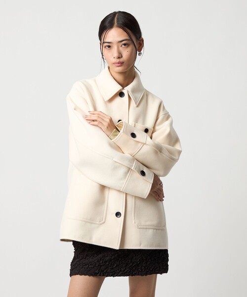 EMMEL REFINES CPOシャツジャケット ベージュ FREE EMMEL REFINES＞EM CPOシャツ ジャケット