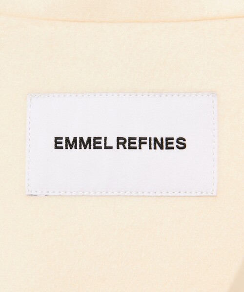 EMMEL REFINES（エメルリファインズ）の「＜EMMEL REFINES＞EM CPO シャツ ジャケット（ステンカラーコート・レディース・ライトブルー/オフホワイト・FREE）」の20枚目の写真