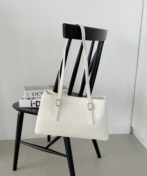 セール】【7色展開】ダブルハンドルスクエアバッグ（トートバッグ