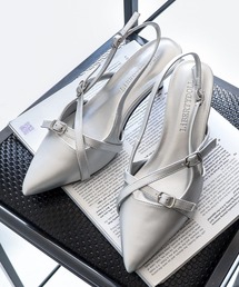 LibertyDoll（リバティードール）の「ポインテッドトゥ スリングバック メリージェーンパンプス（パンプス）」