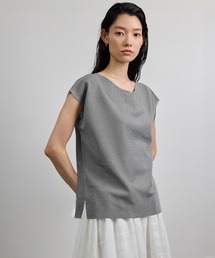 ROPE' | 【洗える】シャイニーフレンチスリーブプルオーバー(シャツ/ブラウス)