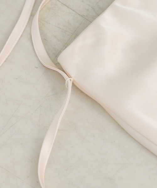 Bab(バブ)の「【S・Mサイズ展開】裾シアーサテンナロースカート(スカート・レディース・アイボリー/ブラック/モカ・S/M)」の4枚目の写真