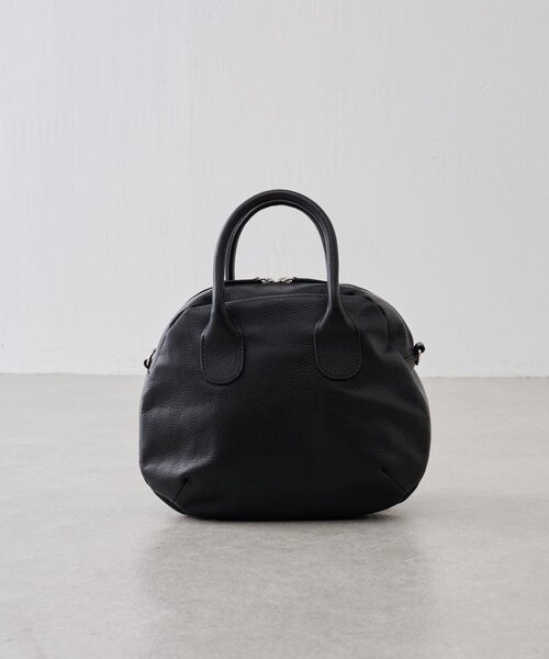ビアズリー　2WAYラウンドミニボストンバック　　ブラック　美品 BEARDSLEY ボストンバッグ ラウンドミニボストンバック