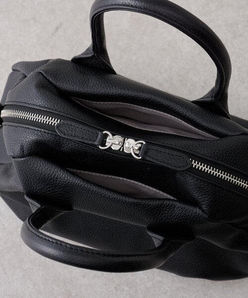 BEARDSLEY(ビアズリー)の「《本革》ラウンドミニボストンバック(ボストンバッグ・レディース・シルバー/ブラック/グレー系その他/ライトグレー・FREE)」の22枚目の写真