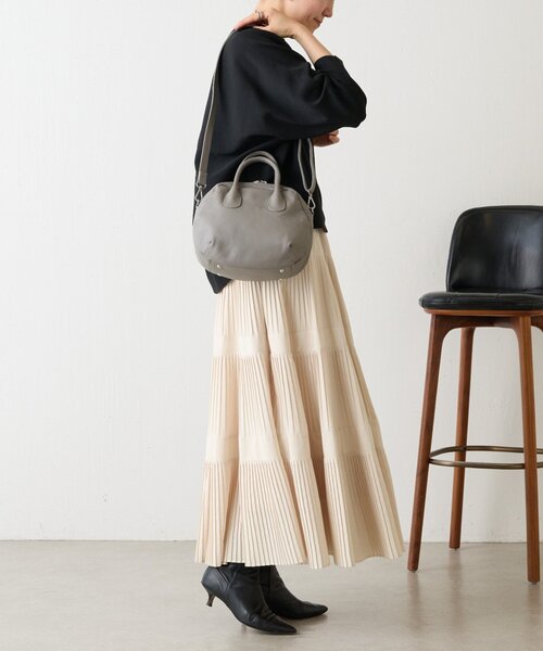 本革》ラウンドミニボストンバック（ボストンバッグ）｜BEARDSLEY