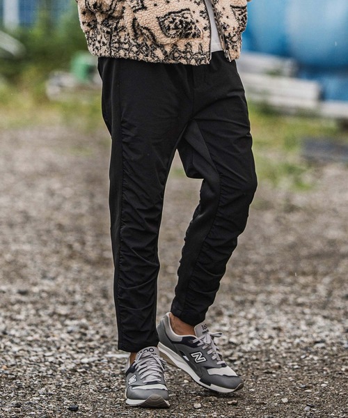 CAMBIO(カンビオ)の「mp13940-シャーリングライン切替パンツ(その他パンツ・メンズ・ブラック/ネイビー/カーキ・M/L/XL)」の1枚目の写真