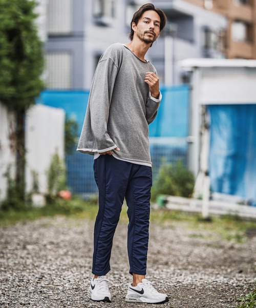 CAMBIO(カンビオ)の「mp13940-シャーリングライン切替パンツ(その他パンツ・メンズ・ブラック/ネイビー/カーキ・M/L/XL)」の7枚目の写真