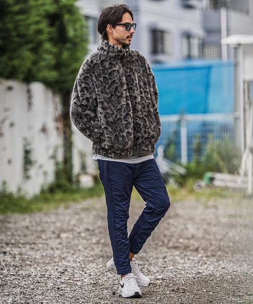CAMBIO(カンビオ)の「mp13940-シャーリングライン切替パンツ(その他パンツ・メンズ・ブラック/ネイビー/カーキ・M/L/XL)」の8枚目の写真