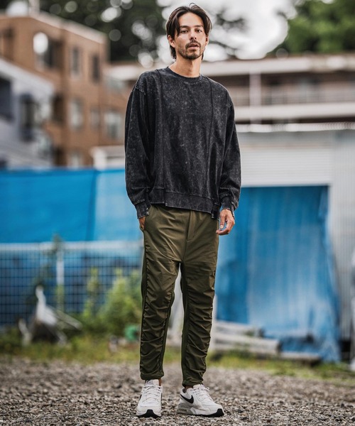 CAMBIO(カンビオ)の「mp13940-シャーリングライン切替パンツ(その他パンツ・メンズ・ブラック/ネイビー/カーキ・M/L/XL)」の13枚目の写真
