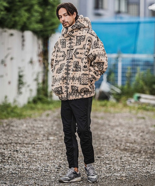 CAMBIO(カンビオ)の「mp13940-シャーリングライン切替パンツ(その他パンツ・メンズ・ブラック/ネイビー/カーキ・M/L/XL)」の18枚目の写真