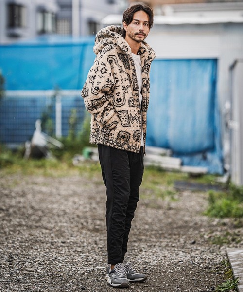 CAMBIO(カンビオ)の「mp13940-シャーリングライン切替パンツ(その他パンツ・メンズ・ブラック/ネイビー/カーキ・M/L/XL)」の19枚目の写真