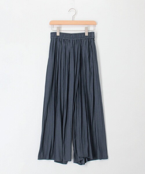 NOLLEY'S LIGHT(ノーリーズライト)の「割繊ツイルギャザースカンツ(その他パンツ・レディース・インディゴブルー/チャコールグレー・36/38)」の9枚目の写真