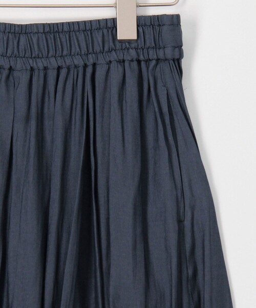 NOLLEY'S LIGHT(ノーリーズライト)の「割繊ツイルギャザースカンツ(その他パンツ・レディース・インディゴブルー/チャコールグレー・36/38)」の6枚目の写真