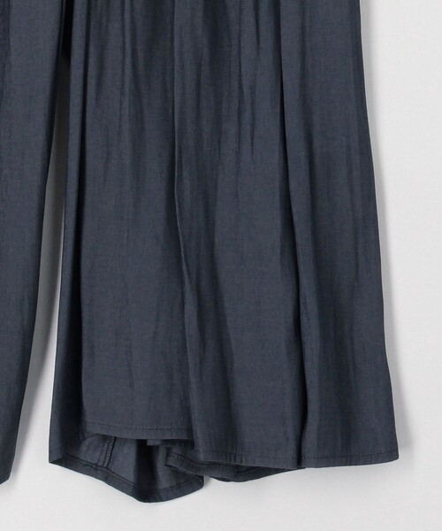 NOLLEY'S LIGHT(ノーリーズライト)の「割繊ツイルギャザースカンツ(その他パンツ・レディース・インディゴブルー/チャコールグレー・36/38)」の5枚目の写真