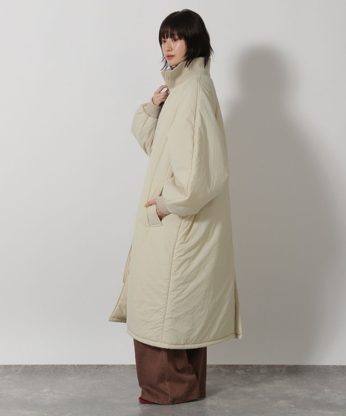セール】中綿ラグランロングコート / 496682（ブルゾン）｜LAKOLE