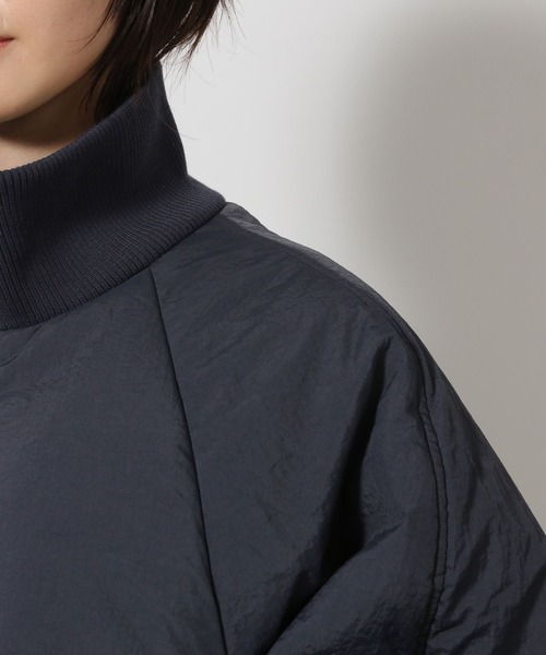 LAKOLE（ラコレ）の「中綿ラグランロングコート / 496682（ブルゾン・レディース・グレー/アイボリー/ネイビー・FREE）」の19枚目の写真