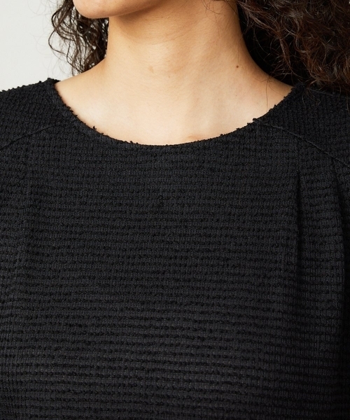 Jocomomola(ホコモモラ)の「Granos de arroz ジャカードフレアワンピース(ワンピース・レディース・マスタード/ブラック・40)」の5枚目の写真