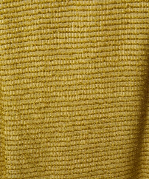 Jocomomola(ホコモモラ)の「Granos de arroz ジャカードフレアワンピース(ワンピース・レディース・マスタード/ブラック・40)」の14枚目の写真