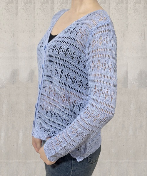 ■美品・未使用■センソユニコ慈雨/羽織.カーディガン.ボレロ/ウールポリエステル セール】 [洗える・日本製]PICOニットカーディガン