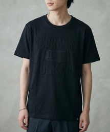 【T13】【Gameday Social/ゲームデイ ソーシャル】College Lines Embossed Tee G-OKST