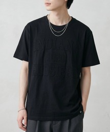 【T13】【Gameday Social/ゲームデイ ソーシャル】College Lines Embossed Tee G-OKST