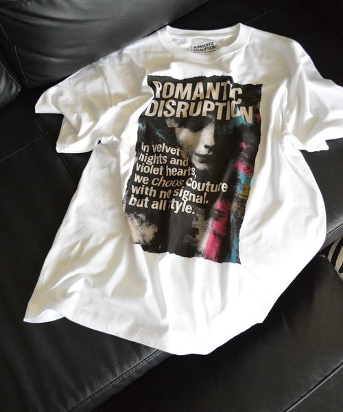 BROTHERHOOD(ブラザーフッド)の「【ROMANTIC DISRUPTION】Chaos in Vogue Tee(Tシャツ/カットソー・メンズ・ホワイト/ブラック・LARGE/X-LARGE)」の11枚目の写真
