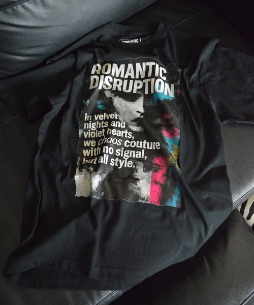 BROTHERHOOD(ブラザーフッド)の「【ROMANTIC DISRUPTION】Chaos in Vogue Tee(Tシャツ/カットソー・メンズ・ホワイト/ブラック・LARGE/X-LARGE)」の6枚目の写真